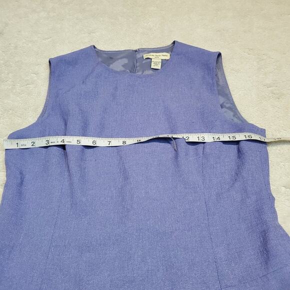 VTG Amanda Smith Petite Purple Work Suit‎ Blazer Jacket Peplum Blouse Skirt 10P - Picture 13 of 16